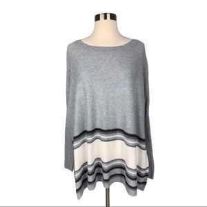 [Shrinking Violet] Striped Oversized Boxy Sweater